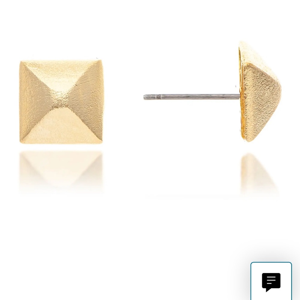 RIVKA FRIEDMAN Pyramid Stud Earrings